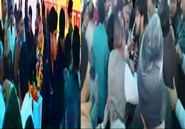 हरियाणा में कैबिनेट मंत्री के कार्यक्रम में हाथापाई; मिनिस्टर के सामने ही कार्यकर्ता आपस में भिड़े, एक-दूसरे के गिरेबान पर डाला हाथ