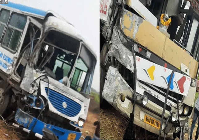 Haryana Roadways Bus Collided With Private Bus