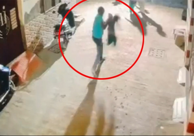 Haryana Rohtak Father Threw 4 Year Daughter on Road Viral Video