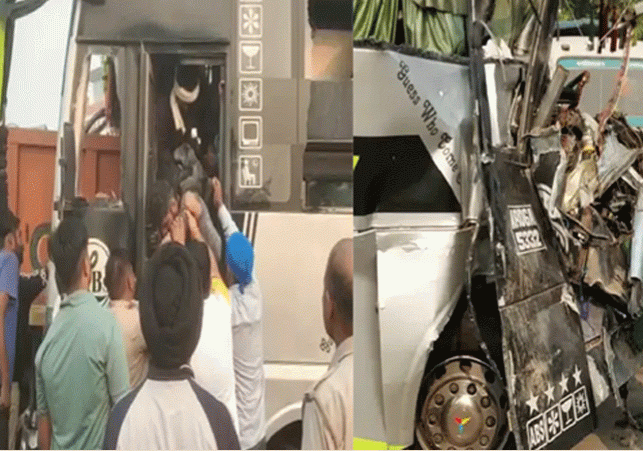 Horrific Bus Accident In Karnal 