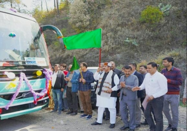 11 new Volvo buses introduced in Shimla