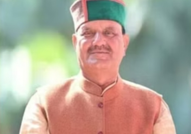 Jagdish Chand Sapehia, former chairman of Kangra Bank, passed away.