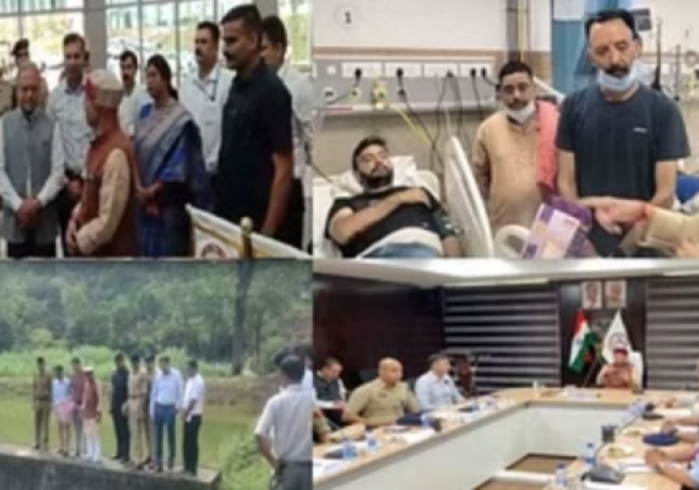 Governor Shiv Pratap Shukla inspected AIIMS Bilaspur, met patients and asked about their well being