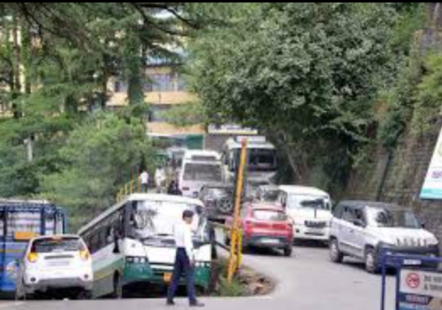 Traffic problem in Shimla