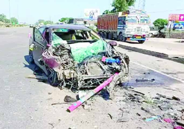 Traumatic accident on Punjab's Amritsar-Jalandhar highway: 5 people of the same family died