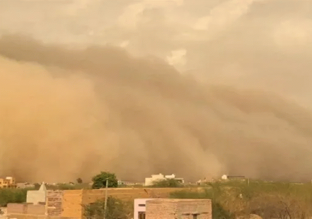 Sandstorm hits Jaisalmer for the second consecutive day