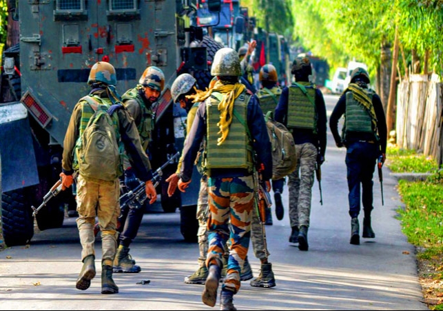 Jammu-Kashmir Basantgarh Encounter Between Indian Army And Terrorists