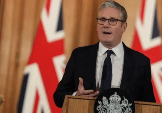 British Prime Minister Keir Starmer resigns