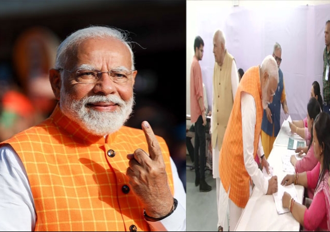 Lok Sabha Election 2024 Third Phase Voting Live PM Modi Cast Vote
