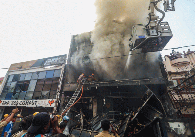 Lucknow Fire Incident