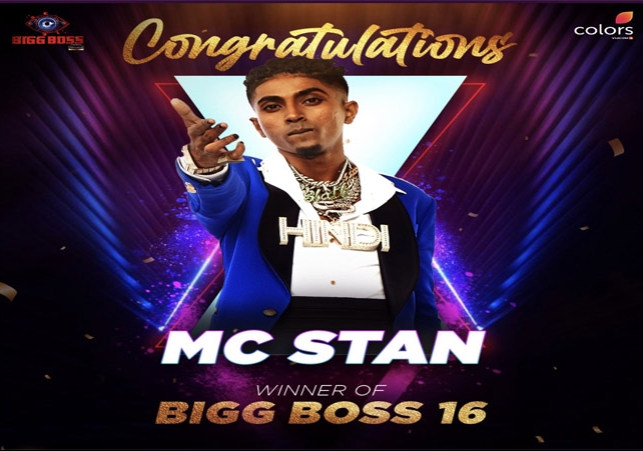 MC Stan become Bigg Boss Season 16 Winner.