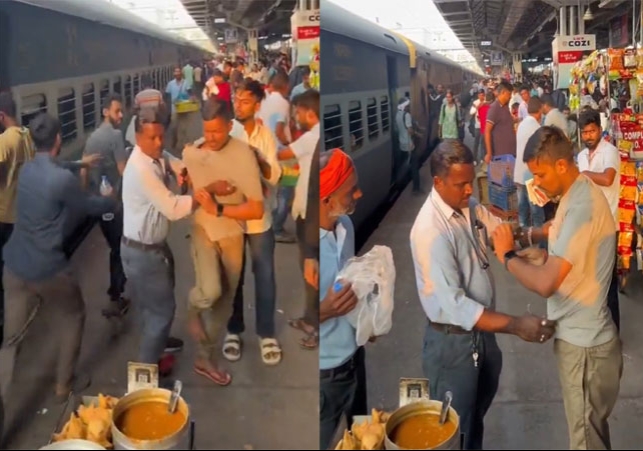 MP Jabalpur Railway Station Samosa Vendor Video Viral