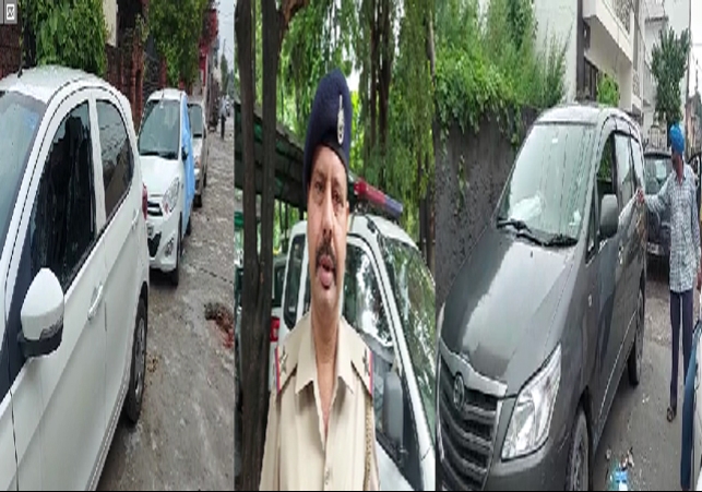 Miscreants broke many vehicles glass in Yamunanagar Haryana