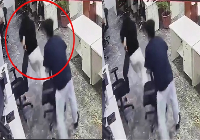 Mohali Girl Murder In Office Ex-Boyfriend Stabs With Knife CCTV Video
