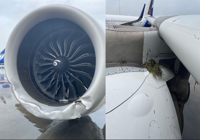 Mumbai Airport Plane Sliped
