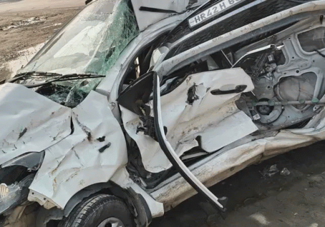 Horrific road accident in Gurugram