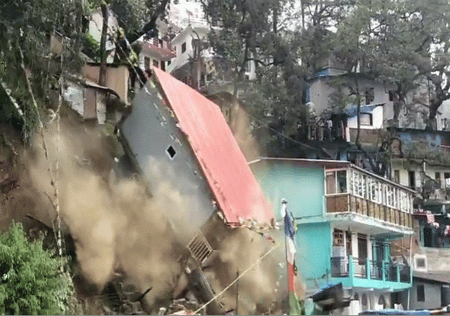 Nainital Landslide Video Uttarakhand News Latest