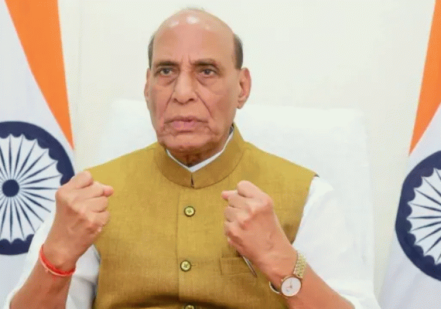 Defense Minister Rajnath Singh on a Visit to Lucknow