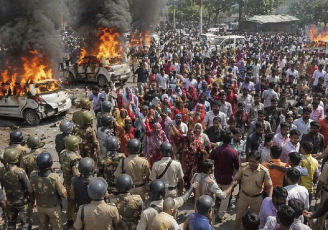 High Alert at Delhi Border Following Violence and Arson