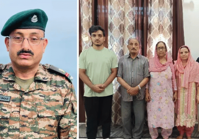 Subedar Pawan Kumar Jaryal receives national honour