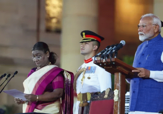 BJP celebrates Prime Minister Narendra Modi