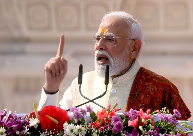 PM मोदी बोले- हमें अपने भीतर राम को जगाना होगा; विकसित भारत के लिए यह जरूरी, अयोध्या राम मंदिर पर धर्म ध्वज फहराया