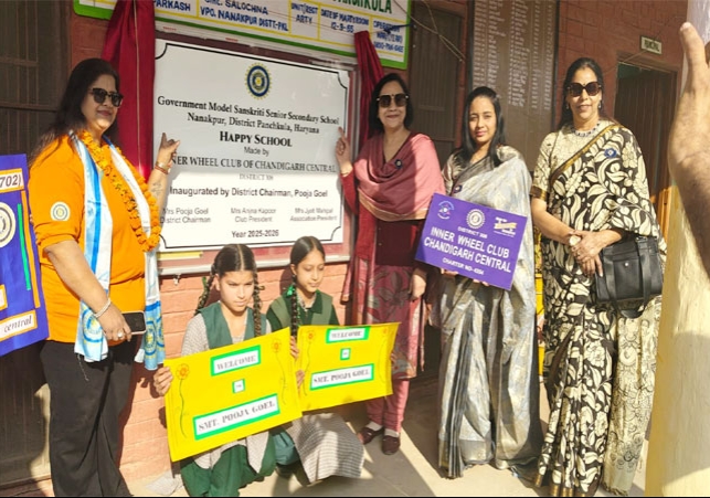Panchkula Happy School made by Inner Wheel Club Chandigarh Central