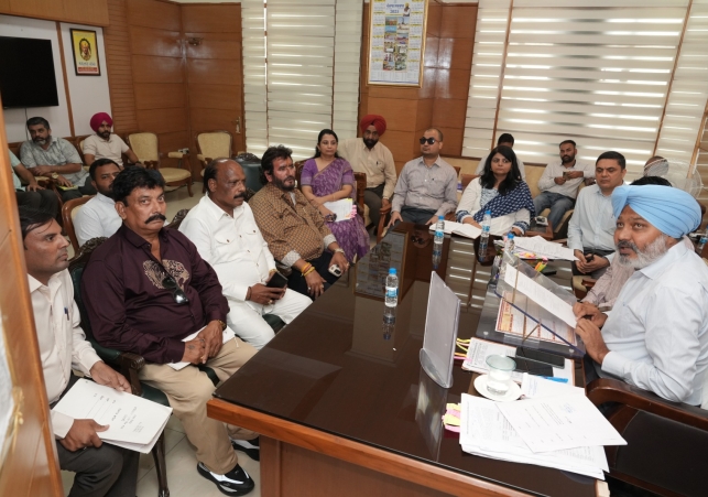 Finance Minister Harpal Singh Cheema holds Meeting