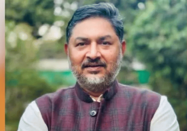 Congress candidate Pranav Jha files nomination