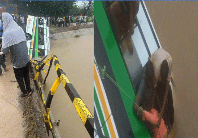 Punjab Bus Fell into Canal