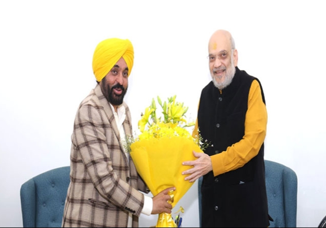 पंजाब CM ने गृह मंत्री अमित शाह से की मुलाकात; मीटिंग के बाद भगवंत मान ने बताया किन मुद्दों पर हुई चर्चा, SYL पर भी बड़ी बात