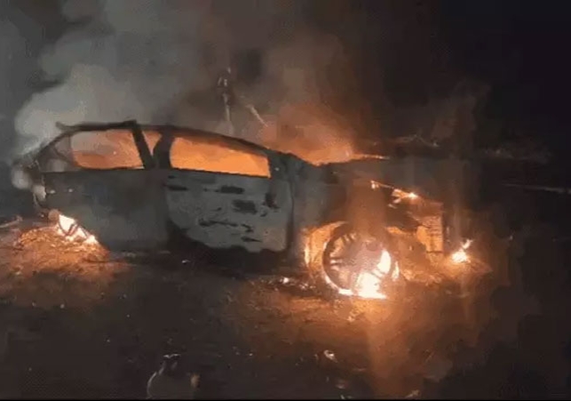 Punjab Horrific Road Accident 5 Youths Burnt Alive Inside Car
