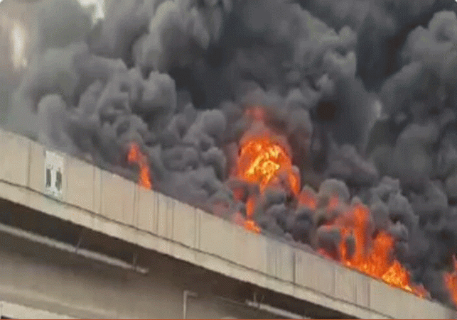 Punjab Khanna Fuel Tanker Fire On Highway Video News