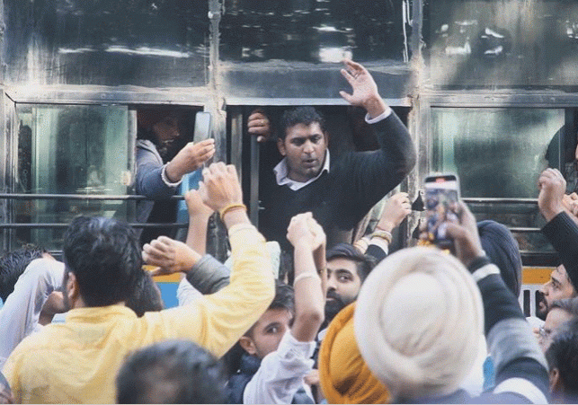 Punjab Youth Congress Protest In Chandigarh Over Law and Order Situation