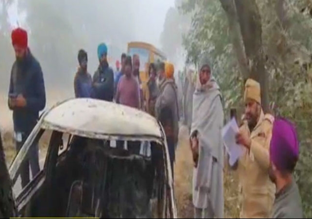 शॉकिंग! पंजाब में युवक ने मां-बहन की हत्या की; प्रॉपर्टी के विवाद में मार डाला, हादसा लगे इसलिए कार में शव रखे और आग लगा दी