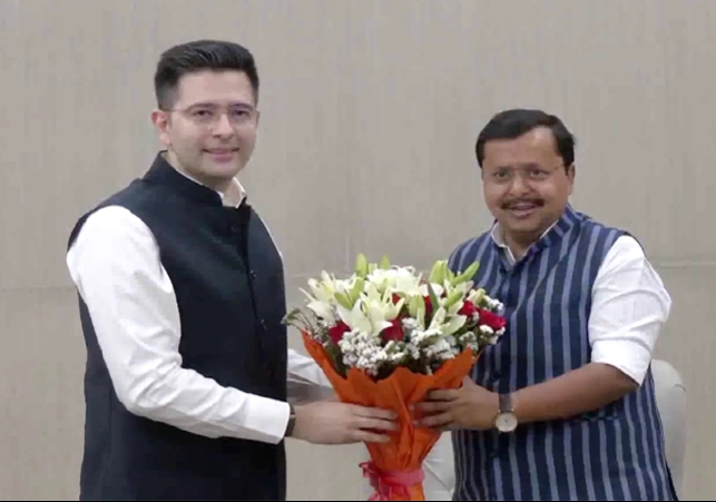 Raghav Chadha quits AAP And Joins BJP With Other Aam Aadmi Party MPs