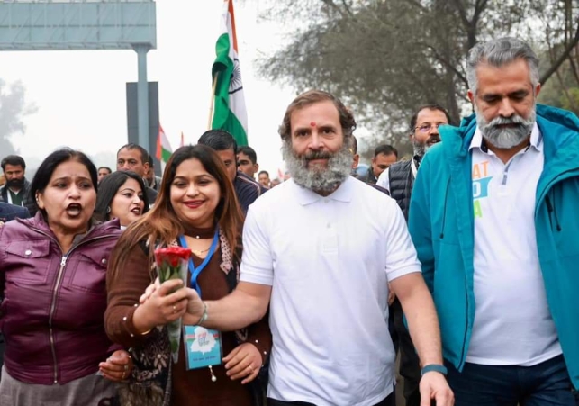 Rahul Gandhi in Bharat jodo yatra 1