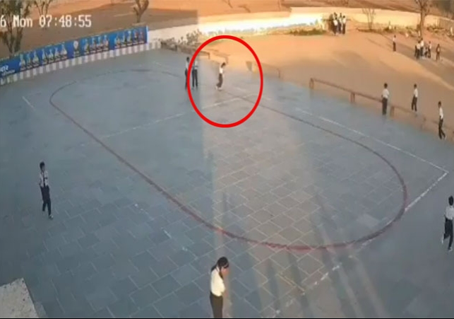 Rajasthan Nagaur School 9 Year Girl Student Heart Attack Death Video