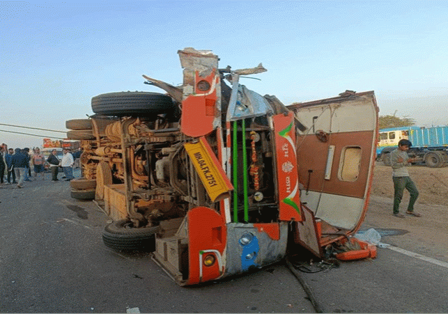 Sai Baba Devotees Bus Accident in Maharashtra