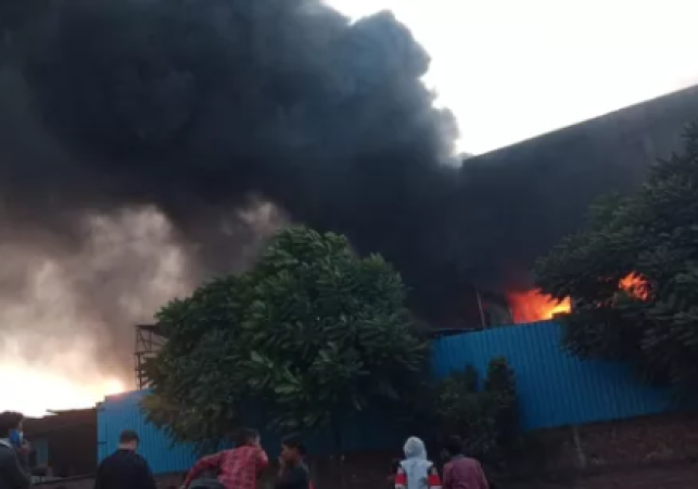 Massive Fire Destroys Handloom Unit in Panipat’s Sector 29 Part-2