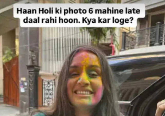 Shraddha Kapoor Shares Quirky Holi Throwback with Fans on Instagram