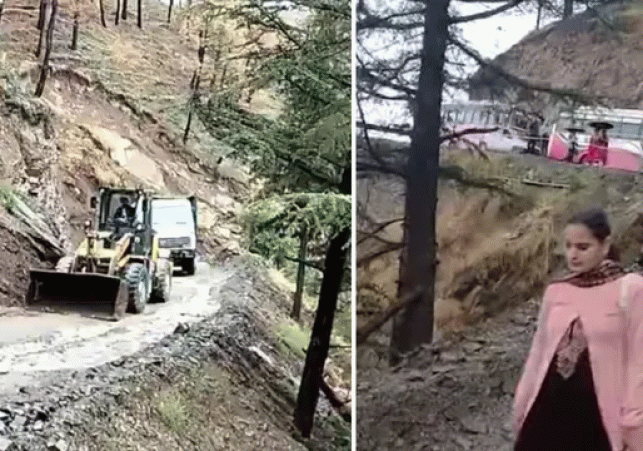 Landslide in Shimla Blocks Hospital Route