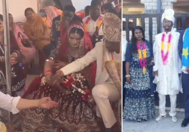 A Wedding Procession Arrives from Across Seven 