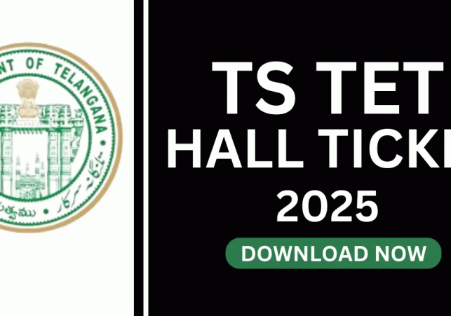 स्कूल शिक्षा विभाग, हैदराबाद 11 जून, 2025 को टीएस टीईटी हॉल टिकट 2025 जारी करेगा।