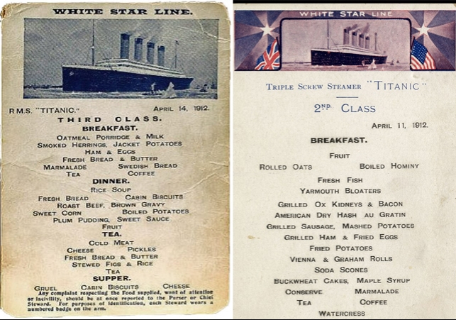 111 Year Old Titanic Ship Food Menu Viral On Social Media 