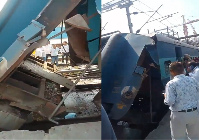Train Coach Broken at Ludhiana Railway Station Accident Video
