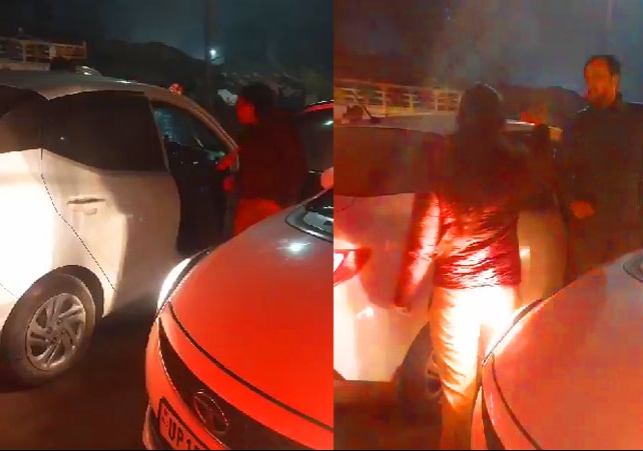 'दरोगा हूं मैं, मुंह में *** दूंगी'; महिला सब-इंस्पेक्टर ने बीच सड़क कार चालक से की बदतमीजी, पुलिस वर्दी की धौंस दिखाई, वीडियो