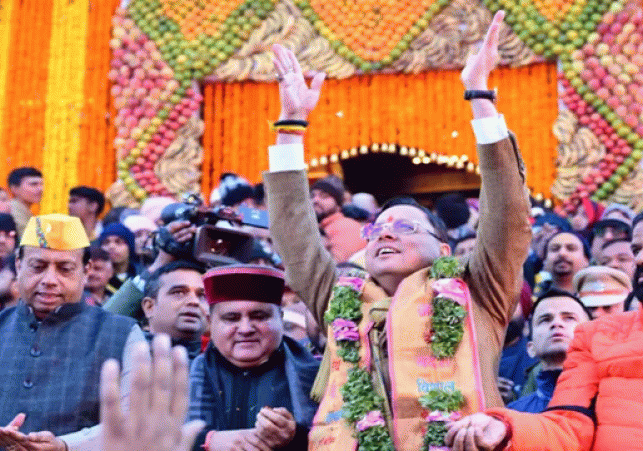 Gates of Badrinath Dham Open; CM Dhami Performs First Puja