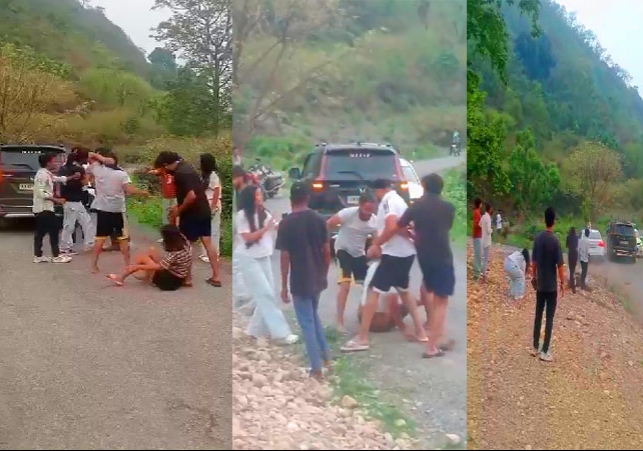 Uttarakhand Dehradun Youths Fight Ruckus Video Viral News Latest