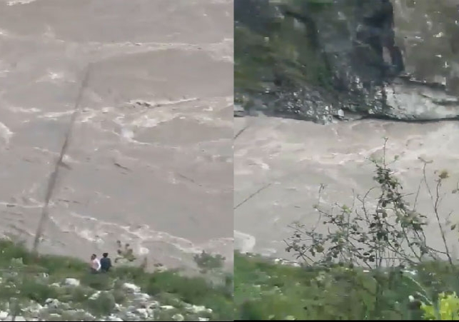 Uttarakhand Rudraprayag Passenger Bus Fell in Alaknanda River Video